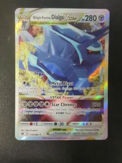 Origin Forme Dialga VSTAR 114/189 Pokemon TCG SW&SH Astral Radiance Holo Rare NM - Image 1