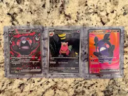 Pokemon Card Lot 3x - Morpeko ex SIR #117, Slowbro IR #090, Morpeko ex #102 - Image 1