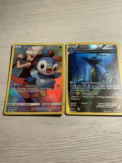 Pokemon card lot Pokemon Full Art Lot of 2: Piplup & Kingdra - Send Offers! - Image 1
