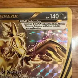 LP Mandibuzz BREAK XY182 Black Star Promo XY BREAKthrough 2015 Pokemon card - Image 4