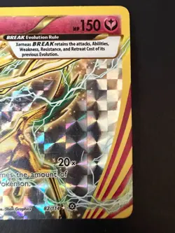Xerneas BREAK 82/114 Steam Siege Ultra Rare Holo Pokemon Card, NM - Image 3