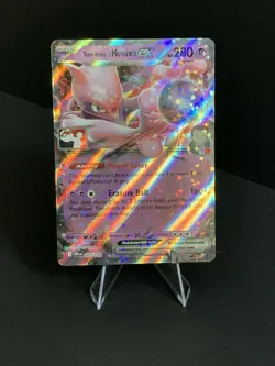 Team Rocket's Mewtwo ex 081/182 Prize Pack Series Cards Holo - Image 1