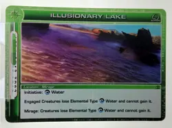 Chaotic Card : Illusionary Lake BTD First Edition Super Rare Location - Image 1
