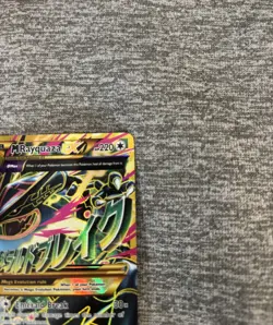 Mega M Rayquaza EX 98/98 XY Ancient Origins Mega Gold Full Art Pokemon Card - Image 5