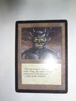 MTG MAGIC THE GATHERING CARD ORIGINAL BETA LIMITED ARTIFACT OBSIANUS GOLEM VTG - Image 1