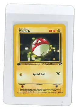 1st Edition Voltorb - Team Rocket - #69/82 - Vintage Pokemon Card 1999 WOTC - Image 1