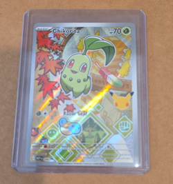 Pokemon TCG McDonald's 2022 Chikorita 70 HP Holo Promo Card English 2022 - Image 1