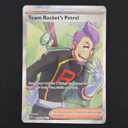 Pokemon TCG Card Team Rocket's Petrel 226/182 Destined Rivals Ultra Rare - NM - Image 1