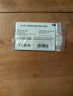 Pokemon TCG Phantasmal Flames Staff Sealed Promo Cards - Image 2