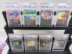 Sonic The Hedgehog Magic The Gathering Secret Lair PSA Graded 8 Card Framed Set - Image 2