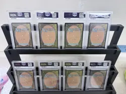 Sonic The Hedgehog Magic The Gathering Secret Lair PSA Graded 8 Card Framed Set - Image 3
