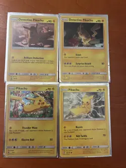 Pokemon TCG Pikachu Card Detective Pikachu Holo Card, McDonald's Promo Holo. - Image 1