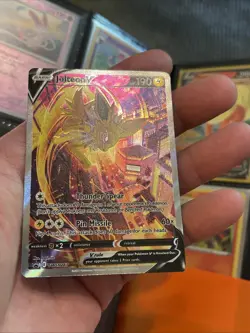 Jolteon v SWSH183 Pokemon TCG Sword & Shield Holo Black Star Promo Card - Image 2