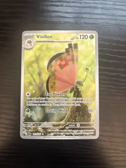 Pokemon TCG Vivillon Illustration Rare Card SV08 Surging Sparks 193/191 - Image 1