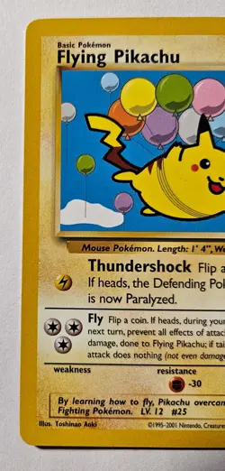 Pokemon Card - TCG Flying Pikachu Promo Regular Card #25 - Image 2