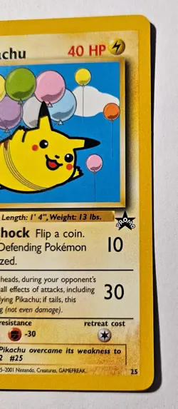 Pokemon Card - TCG Flying Pikachu Promo Regular Card #25 - Image 3