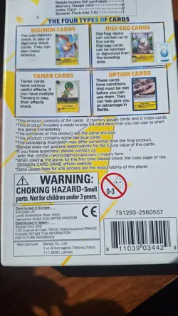 Digimon Card Game Starter Deck Heaven’s Yellow ST-3 Sealed Includes Booster Pack - Image 3