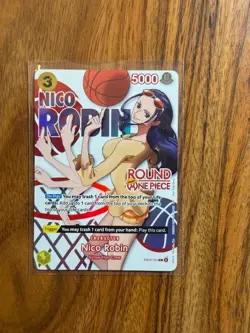 Nico Robin One Piece card game ROUND 1 Promo EB03-054 English - Image 1
