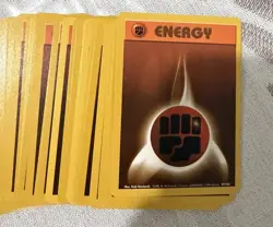 Pokemon Base Set WOTC Energy Card Lot Nm-Mp 80 Cards - Image 2