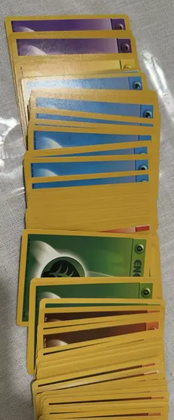 Pokemon Base Set WOTC Energy Card Lot Nm-Mp 80 Cards - Image 3