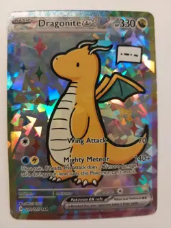Derpy Pokemon Fan Made Holo Display Cards - Derpy DRAGONITE EX - Image 1