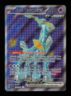 Iron Crown ex 191/162 Ultra Rare Temporal Forces Pokemon Cards - Image 1