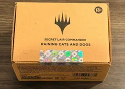 SEALED Secret Lair Commander Deck Raining Cats and Dogs Magic The Gathering MTG - Image 1