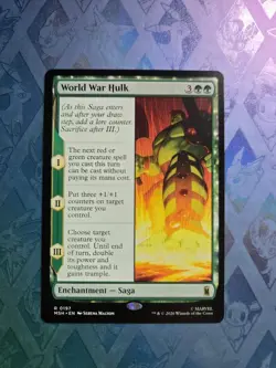World War Hulk 197 Rare Marvel Super Heroes Magic: The Gathering Near Mint - Image 1