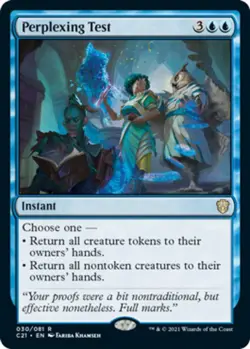 x1 Perplexing Test R MTG Commander 2021 M/NM, English - Image 1
