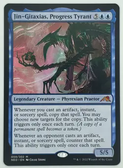 Jin-Gitaxias, Progress Tyrant 59 MTG Kamigawa: Neon Dynasty (NEO) Mythic NM - Image 1