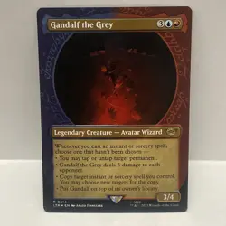 1x Gandalf the Grey - Showcase (Ring) (0814) - Surge Foil NM-Mint, English LTR - Image 1