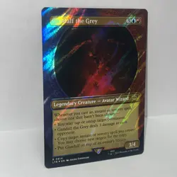1x Gandalf the Grey - Showcase (Ring) (0814) - Surge Foil NM-Mint, English LTR - Image 2