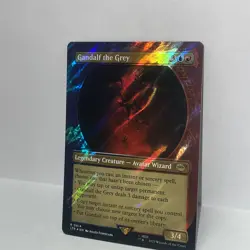 1x Gandalf the Grey - Showcase (Ring) (0814) - Surge Foil NM-Mint, English LTR - Image 3