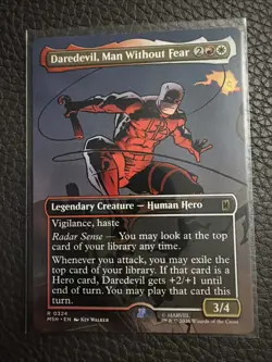 Daredevil, Man Without Fear (Borderless) (0324) Marvel Super Heroes - Image 1