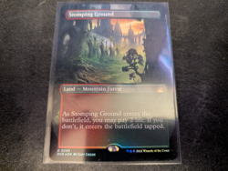 MTG Magic the Gathering FOIL Stomping Ground Borderless RVR! - Image 1