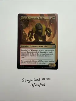 Tannuk, Memorial Ensign Edge of Eternities - Hand Painted Alter - Image 1