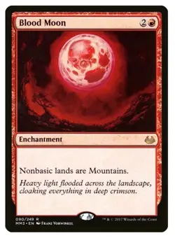 1x MTG Blood Moon - Modern Masters Rare! NM Mint - Image 1