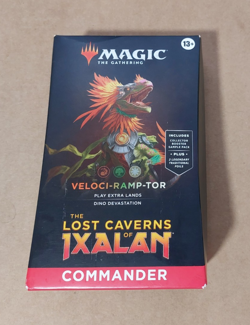 MTG The Lost Caverns of Ixalan Veloci-Ramp-Tor Commander Deck - NEW - Sealed - Image 1