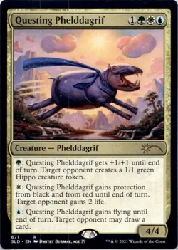 Questing Phelddagrif SLD #671 Secret Lair Magic: The Gathering NM - Image 1