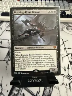 Burning-Rune Demon Kaldheim Regular - Image 1