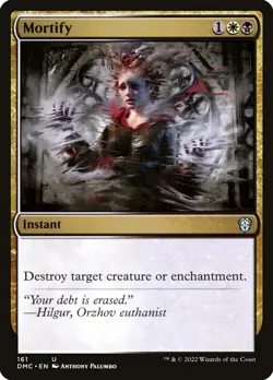 MTG Mortify ** Dominaria United Commander ** English - Image 1