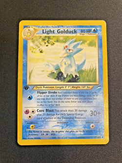 Light Golduck 47/105 1st Edition Neo Destiny HP - Pokemon Card - Image 1