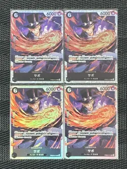 One Piece Card Sabo (SR) 4-piece set 10 - Image 1