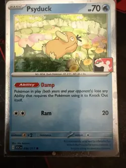 Psyduck 039/217 Cosmos Holo - Pokemon TCG Prize Pack Series 9 NM - Image 1