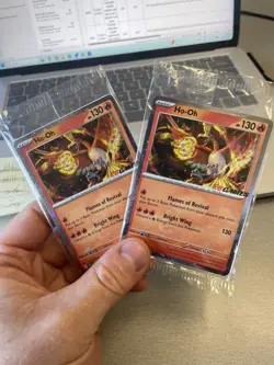 Pokemon TCG Ho-Oh EB Games Stamped Promo 010/086:Chaos Rising Release - Image 1