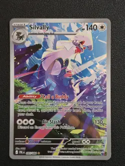 Pokemon TCG Silvally 095/084 Pitch Black Illustration Rare IR - Image 1