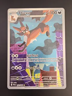 Pokemon TCG - Thievul 092/084 Me05: Pitch Black Holo - Image 1