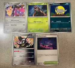 Pokemon Card Lot 2024 Mawile Rellor Poochyena etc - Image 1