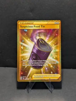 Suspicious Food Tin 80/73 Secret Rare Holo Pokemon Champion's Path NM - Image 1