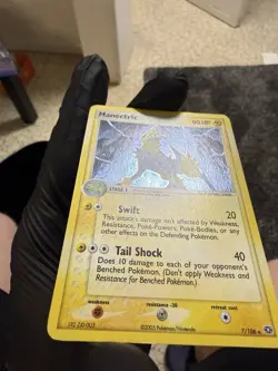 Manectric 7/106 HOLO R Emerald Pokemon MP-HP - Image 3